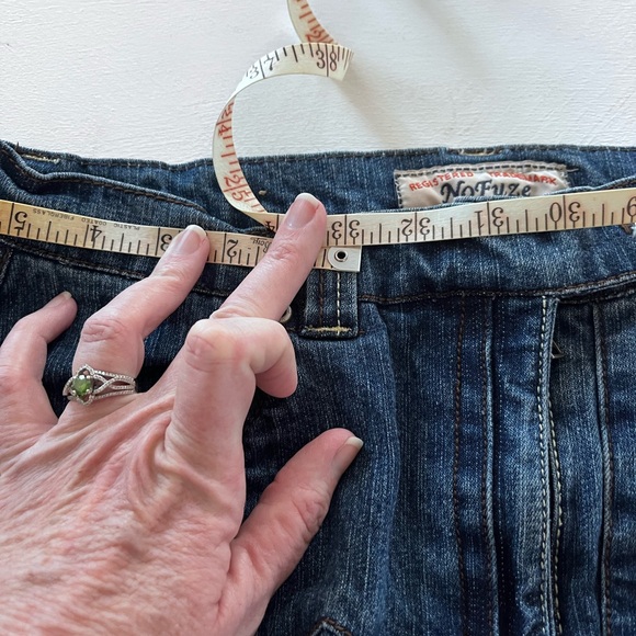 No Fuze Denim Flared Skirt - Picture 7 of 10